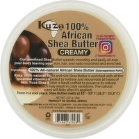 Kuza Shea Butter, 100% African, Creamy - 8 Ounce 