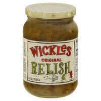 Wickles Relish, Original - 16 Fluid ounce 