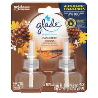 Glade Scented Oil Refills, Cashmere Woods - 2 Each 