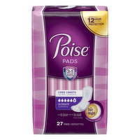Poise Pads, Ultimate, Long Length - 27 Each 