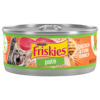 Friskies Cat Food, Chicken & Tuna Dinner, Pate