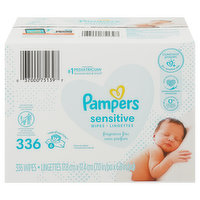 Pampers Wipes, Sensitive, Fragrance Free - 336 Each 