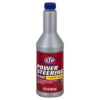 STP Power Steering Fluid, + Stop Leak - 12 Ounce