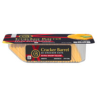 Cracker Barrel Cheese Cuts, Cheddar, Extra Sharp Yellow - 24 Each 