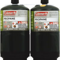 Coleman Camping Gas, Propane - 2 Each 