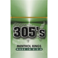305s Cigarettes, Menthol, Kings - 20 Each 