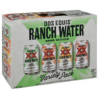 Dos Equis Ranch Water, Variety Pack - 12 Each 