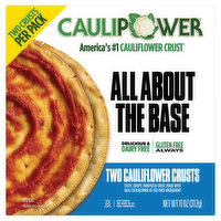 Caulipower Cauliflower Crusts, All About the Base - 11 Ounce 