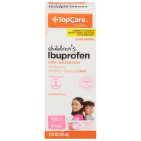 TopCare Ibuprofen, 100 mg, Oral Suspension, Children's, Bubble Gum Flavor