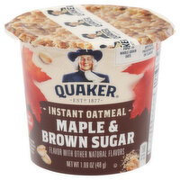 Quaker Instant Oatmeal, Maple & Brown Sugar - 1.69 Ounce 