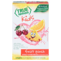 True Lemon Drink Mix, Kids, Fruit Punch - 10 Each 