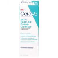 CeraVe Acne Foaming Cream Cleanser - 5 Fluid ounce 