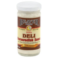 Beaver Horseradish Sauce, Deli, Zesty - 4 Ounce