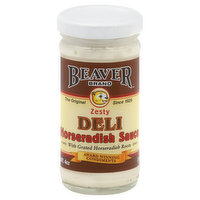 Beaver Horseradish Sauce, Deli, Zesty - 4 Ounce 