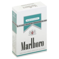 Marlboro Cigarettes, Silver Pack, Menthol - 20 Each 