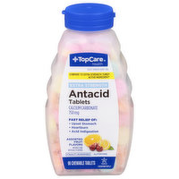 TopCare Antacid, Extra Strength, 750 mg, Tablets, Assorted Fruit Flavors - 96 Each 