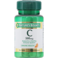 Nature's Bounty Vitamin C, Immune Health, 500mg, Tablets