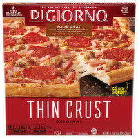 DiGiorno Pizza, Thin Crust, Four Meat, Original