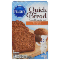 Pillsbury Quick Bread & Muffin Mix, Pumpkin - 14 Ounce 