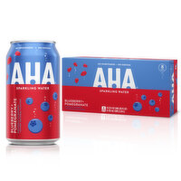 AHA Blueberry Pomegranate Cans - 8 Each 