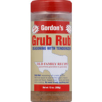 Gordon's Seasoning, with Tenderizer, Old Family Recipe - 13 Ounce 