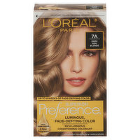 L'Oreal Hair Color, Permanent, Dark Ash Blonde 7A - 1 Each 