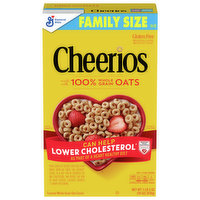 Cheerios Cereal, Whole Grain, Family Size - 18 Ounce 