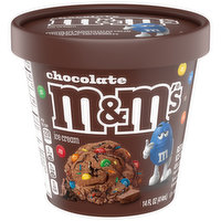 M&M's Ice Cream, Reduced Fat, Chocolate - 14 Fluid ounce 