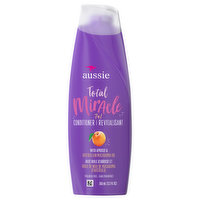 Aussie Conditioner, 7 in 1, with Apricot & Australian Macadamia Oil, Total Miracle - 12.1 Fluid ounce