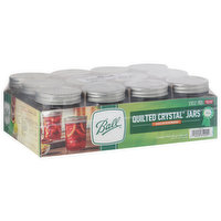 Ball Quilted Crystal Jars, Regular Mouth, Half Pint - 1 Each
