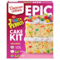 Duncan Hines Epic Fruity Pebbles Cake Mix Kit