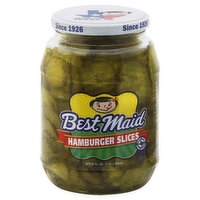 Best Maid Pickles, Hamburger Slices - 32 Ounce 