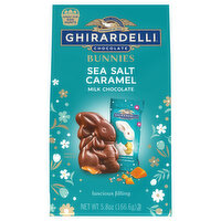 Ghirardelli Milk Chocolate, Sea Salt Caramel, Bunnies - 5.8 Ounce 