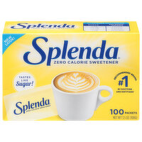 Splenda Sweetener, Zero Calorie, Packets - 100 Each 