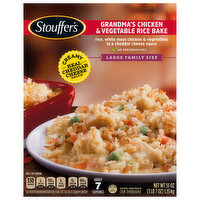 Stouffer's Rice Bake, Grandma's Chicken & Vegetable, Large Family Size - 55 Ounce 