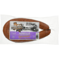 Holmes Smokehouse Sausage, Small Batch, Andouille, Pecan Smoked - 12 Ounce 