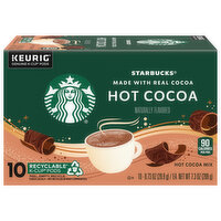 Starbucks Hot Cocoa Mix, K-Cup Pods - 10 Each 