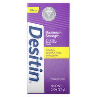 Desitin Diaper Rash Paste, Maximum Strength - 2 Ounce 