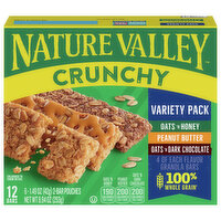 Nature Valley Granola Bars, Crunchy, Variety Pack