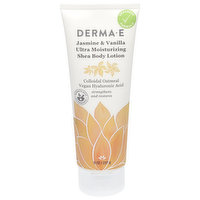 Derma E Body Lotion, Shea, Ultra Moisturizing, Jasmine & Vanilla - 8 Ounce 