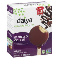 Daiya Frozen Dessert Bars, Non-Dairy, Espresso Coffee, 4 Pack - 4 Each 