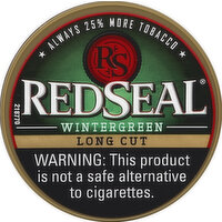 RedSeal Smokeless Tobacco, Long Cut, Wintergreen - 1.5 Ounce 