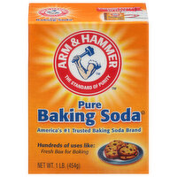 Arm & Hammer Baking Soda, Pure - 1 Pound 