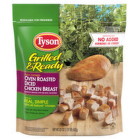 Tyson Chicken Breast, Diced, Oven Roasted - 22 Ounce 