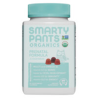 SmartyPants Prenatal Formula, Vegetarian Gummies, Grape, Blueberry, and Mixed Berry