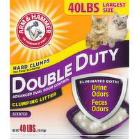 Arm & Hammer Clumping Litter, Double Duty, Scented, Largest Size