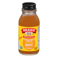 Bragg Apple Cider Vinegar, Organic, Honey, Prebiotic Shot - 2 Ounce 