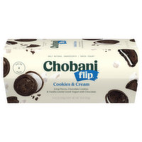 Chobani Yogurt, Greek, Cookies & Cream, Value 4 Pack