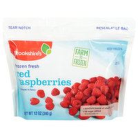 Brookshire's Red Raspberries, Frozen Fresh - 12 Ounce 