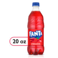 Fanta Soda, Strawberry Flavored - 20 Fluid ounce 